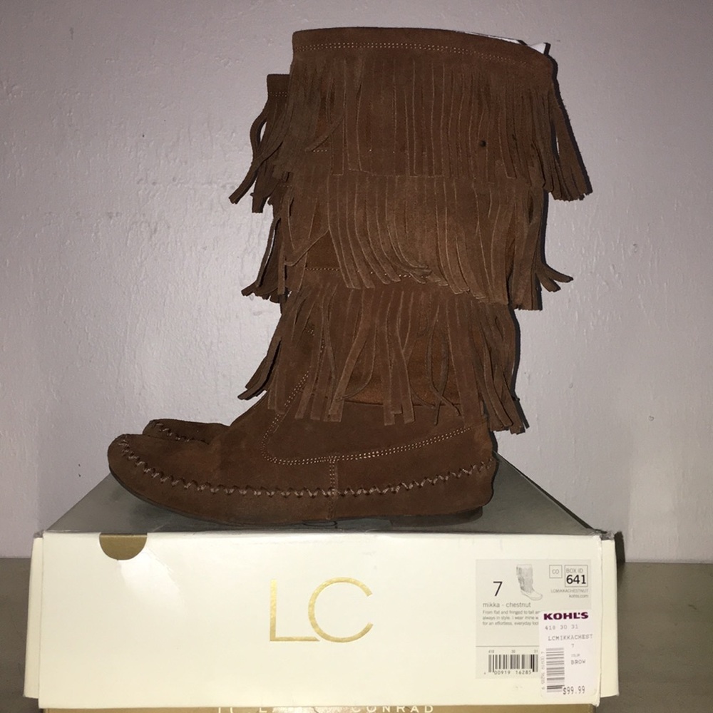 LC moccasins boots